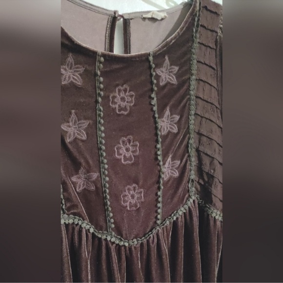 POL Velvety Baby Doll Style BOHO Hippie Chick Top w/beautiful details (Small) - Picture 7 of 16